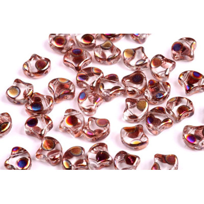 Matubo Ginko Beads 7.5mm Crystal Full Sliperit Dot - 2-Hole