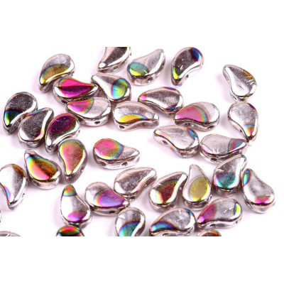 Paisley Duo N. 97 JET SILVER RAINBOW BIG DOT