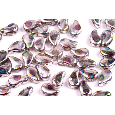 Paisley Duo N. 99 JET SILVER RAINBOW DOT