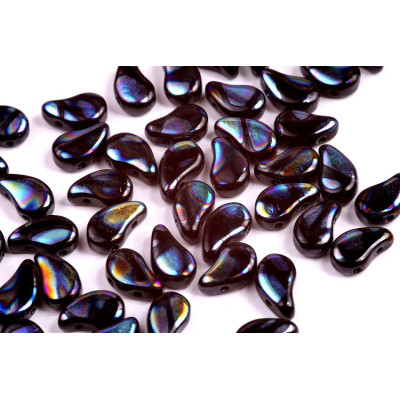 Paisley Duo 8x5 mm N. 111 JET FULL AB BATIK