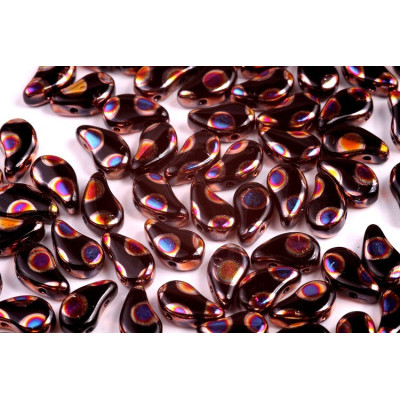 Paisley Duo 8x5 mm N. 113 JET FULL SLIPERIT DOT