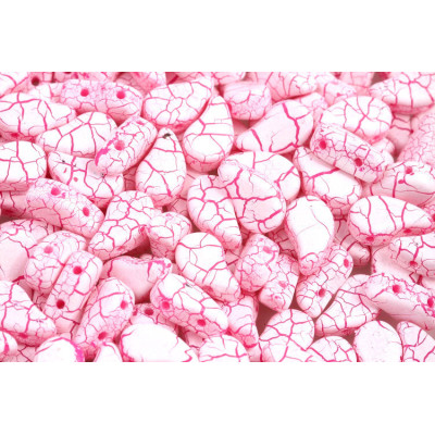 Paisley Duo 8x5 mm N. 123 IONIC WHITE/PINK