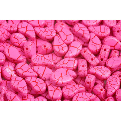 Paisley Duo 8x5 mm N. 131 IONIC PINK/RED