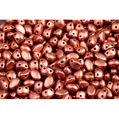 Preciosa Candy™ Oval N. 7 WHITE ALABASTER COPPER BRONZ