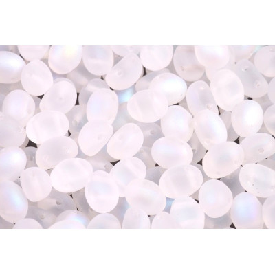 Preciosa Candy™ Oval N. 34 CRYSTAL AB MAT