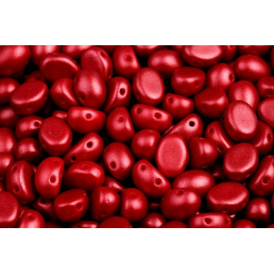 Preciosa Candy™ Oval N. 40 White Alabaster, Pearl Pastels/Raspberry