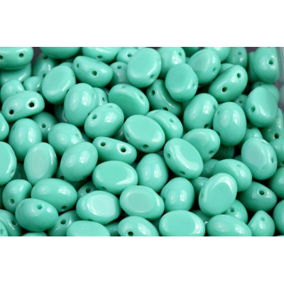 Preciosa Candy™ Oval N. 57 Opaque Turquoise Green