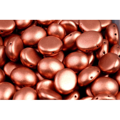 Preciosa Candy™ Oval 10x12 N. 69 WHITE ALABASTER COPPER BRONZ