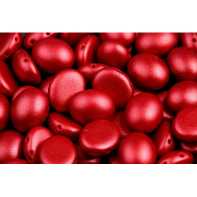 Preciosa Candy™ Oval 10x12 N. 72 White Alabaster, Pearl Pastels/Raspberry