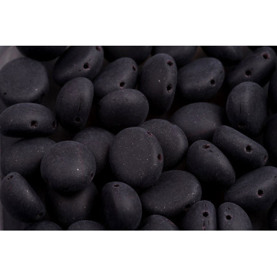 Preciosa Candy™ Oval 10x12 N. 88 Black opaque, Matt