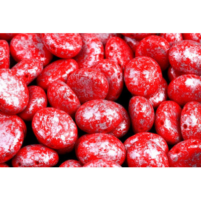 Preciosa Candy™ Oval 10x12 N. 93 Opaque Red Granite Silver