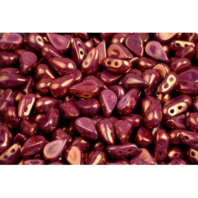 Tear Duo N. 27 WHITE ALABASTER PURPLE LUSTER