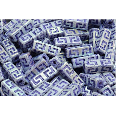 Celtic Block N. 8 Alabaster Opal Ab Blue Decor