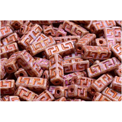 Celtic Block N. 9 OPAQUE PINK SPOTTED/COPPER