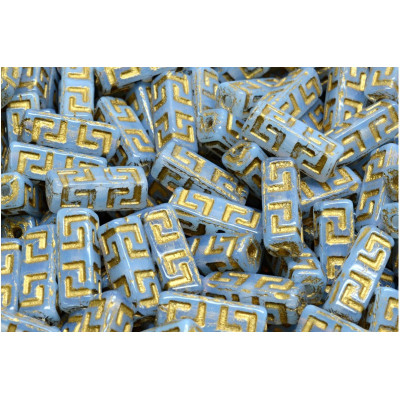 Celtic Block N. 29 Opal Light Sapphire Gold