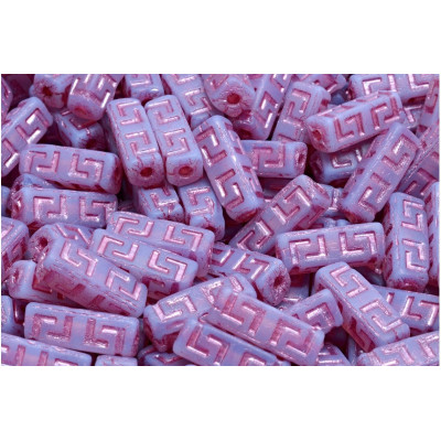 Celtic Block N. 31 Opal Light Sapphire Mat Fuchsia Decor