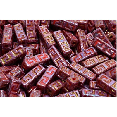 Celtic Block N. 48 Opaque Coral Red Metallic Iris