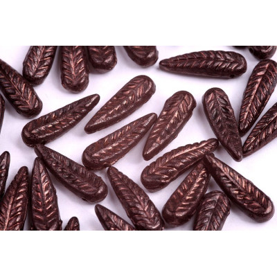 Bird Feather Beads N. 17 VEGA ON JET