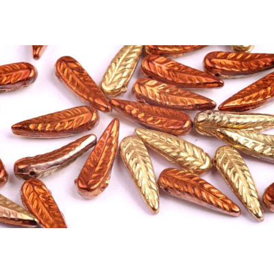 Bird Feather Beads N. 48 CRYSTAL CALIFORNIA GOLD RUSH