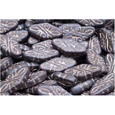 Arabesque Beads N. 4254 ALEXANDRITE MAT NEBULA/Antique Copper