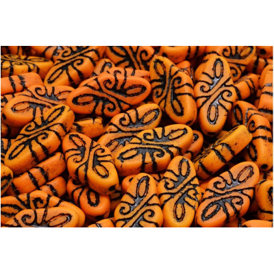 Arabesque Beads N. 4261 Naranja