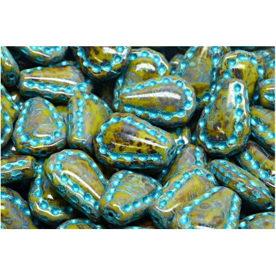 Lacy Tear Beads N. 3436 Verde