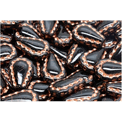 Lacy Tear Beads N. 3441 Noir