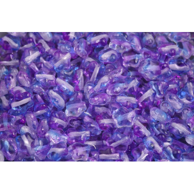 Flat Star Beads 6x6mm Blue Violet 00030-48002 | Rutkovsky Glass