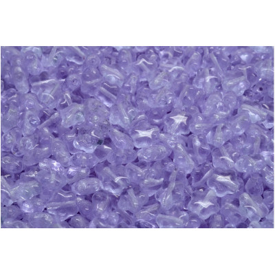 Flat Star Beads 6x6mm Alexandrite 20300 | Czech Glass Beads