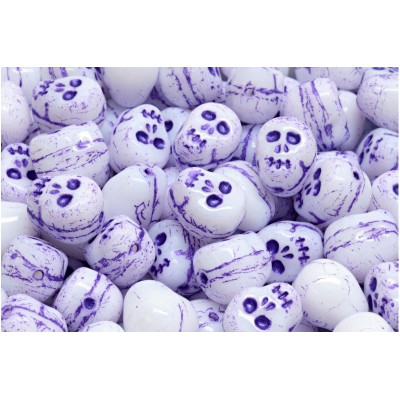 Skull Beads N. 3392 Blanco