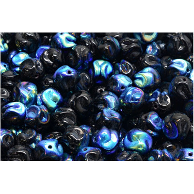 Yarn Ball Beads N. 12 JET AB
