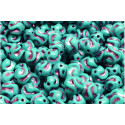 Yarn Ball Beads N. 17 TURQUOISE GREEN PINK DECOR