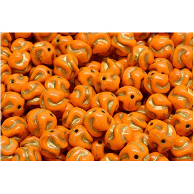 Yarn Ball Beads N. 19 OPAQUE HYACINTH /GOLD