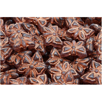 Butterfly Beads N. 2861 AMETHYST MEDIUM/COPPER