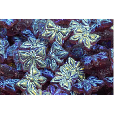Butterfly Beads N. 2862 Amethyst Medium MAT AB