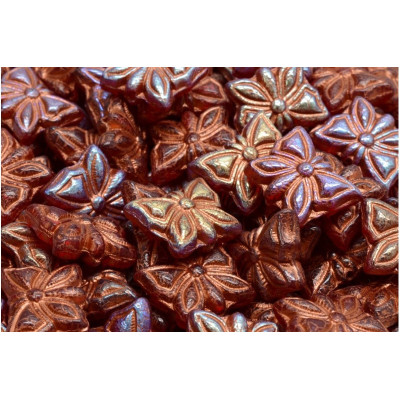 Butterfly Beads N. 2872 RUBY AB /COPPER
