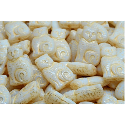 Cat Beads N. 3538 White