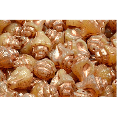 Murex Shell Beads 15x12mm Beige Copper 11111-54318 | Rutkovsky