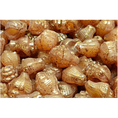 Murex Shell Beads 15x12mm Beige Gold 11111-15496 | Rutkovsky