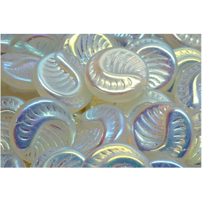 Fossil Coin Beads 19x19mm Crystal Full AB 00030-28703 | Rutkovsky