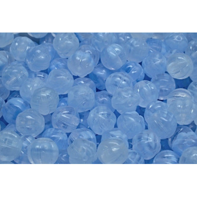 Melon Beads 8x8mm Light Blue 36018 | Czech Glass Rutkovsky