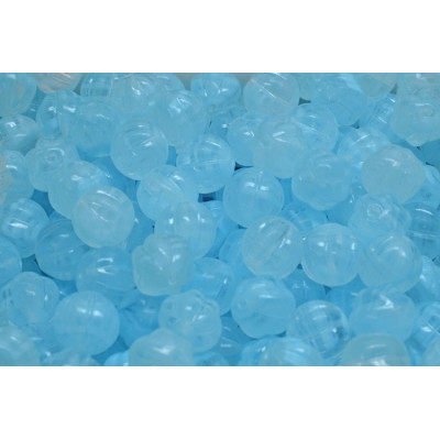 Melon Beads 8x8mm Light Blue 66018 | Czech Glass Beads