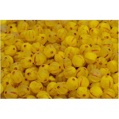 Melon Beads 6x6mm Yellow R0812-54319-84100 | Rutkovsky Czech Glass