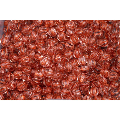 Melon Beads 4x4mm Crystal Copper 00030/54319 | Czech Glass Beads