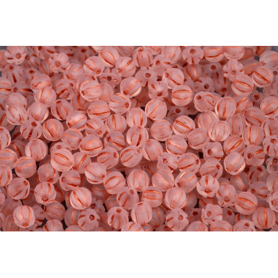 Melon Beads 4x4mm Crystal Matte Copper 00030/54319/84100 | Rutkovsky