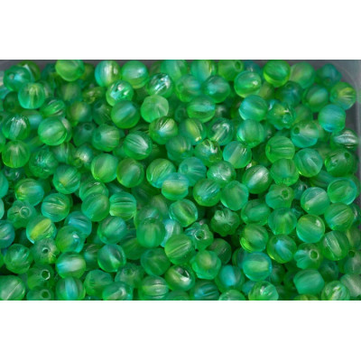 Melon Beads 4x4mm Green 00030/84100/48010 | Czech Glass Beads