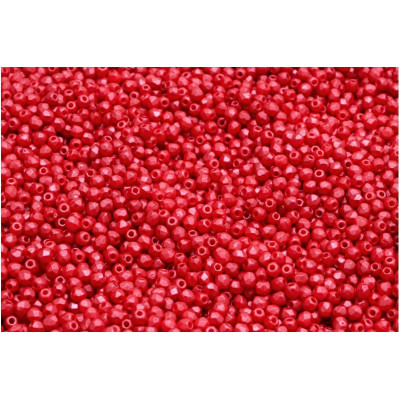 Fire Polished Beads 2mm Pastel Dark Rose 03000-25009 | Rutkovsky