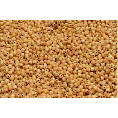 Fire Polished Beads 2mm Chalk Travertine 03000-86800 | Rutkovsky