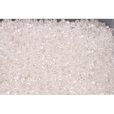 Matubo™ rocailles 10/0 Crystal White Luster 00030-14400