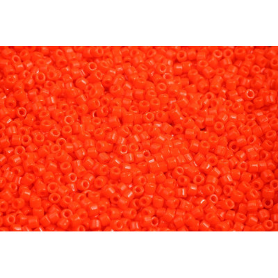 Matubo Seed Beads 10/0 Opaque Matt Orange 93140 | Czech Glass